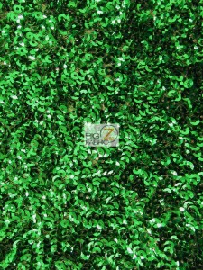 Scale Sequins Fabric Green
