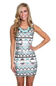 Egyptian Sequins Fabric Spring Dress