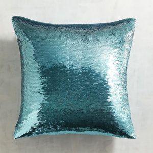 Teal Mermaid Pillow
