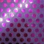 Big Polka Dot Sequins Fabric Purple