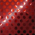 Big Polka Dot Sequins Fabric Red