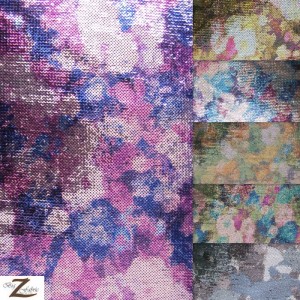 Clouded Sequins Spandex Fabric