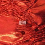 Crunchy Foil Sequins Poly Spandex Fabric Red