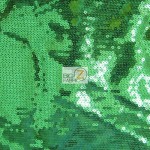 St. Patrick’s Day Mini Disc Sequins Fabric Shiny Green