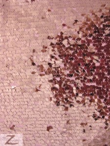 Pink Drop Sequins Fabric