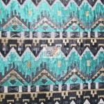 Egyptian Sequins Mesh Fabric Royalty