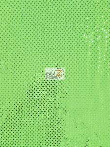 Small Confetti Dot Sequin Fabric Neon Green