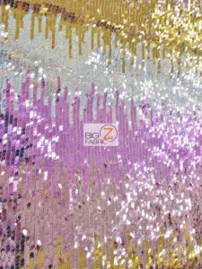 Moon Shadow Sequin Fabric Multi Color Pink