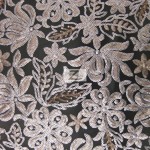 2 Tone Blossom Sequin Fabric